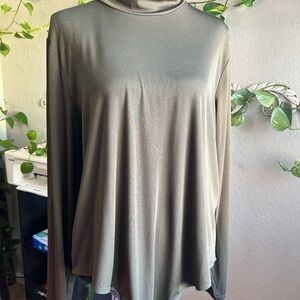 H&M Olive Long Sleeve Top